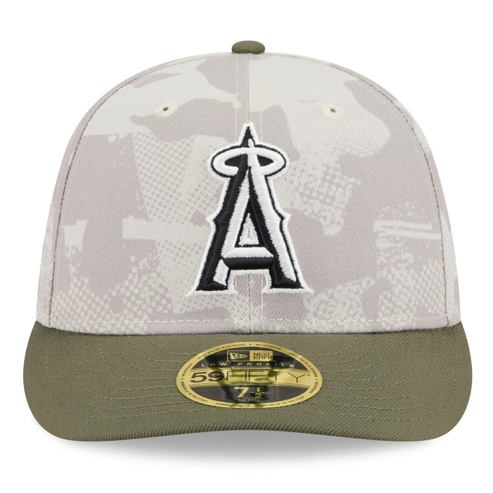 Los Angeles Angels New Era 2025 Armed Forces Day Low Profile 59FIFTY Fitted Hat Near Me