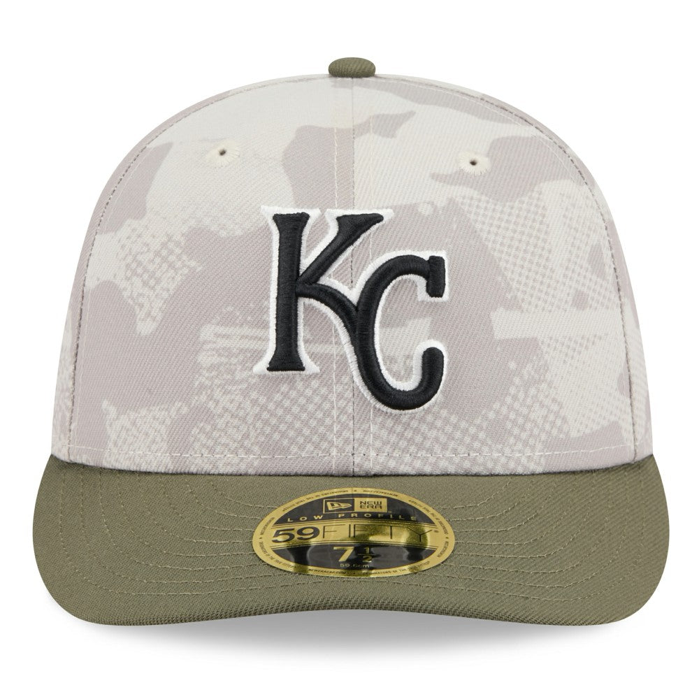 Kansas City Royals New Era 2025 Armed Forces Day Low Profile 59FIFTY Fitted Hat Clearance