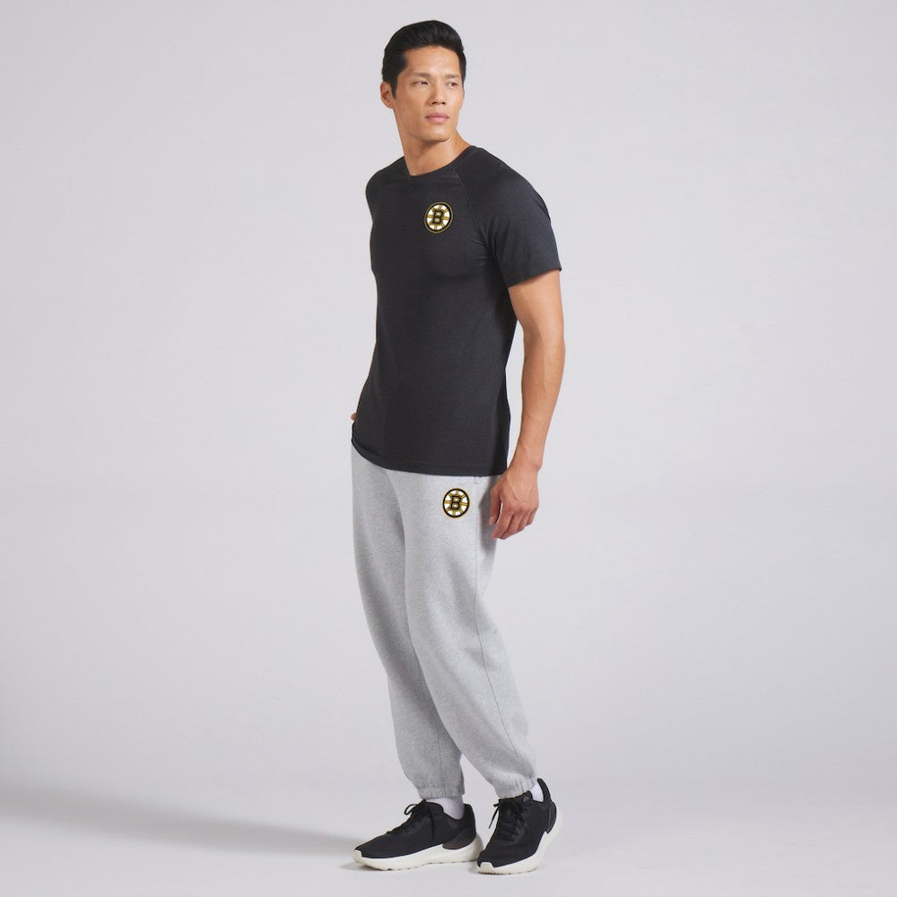 Boston Bruins lululemon Metal Vent Tech Short-Sleeve Shirt Graphite Grey