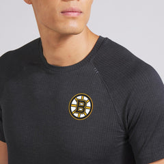 Boston Bruins lululemon Metal Vent Tech Short-Sleeve Shirt Graphite Grey