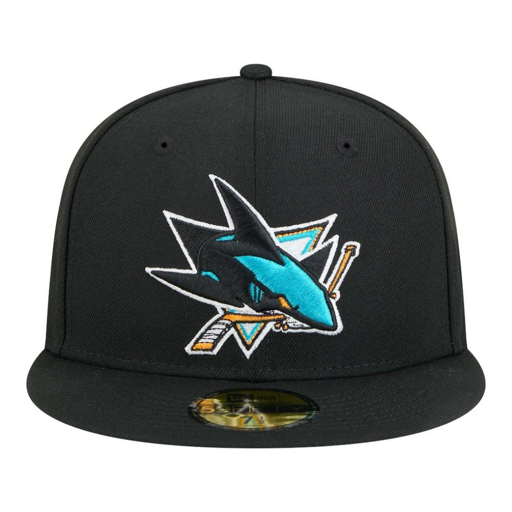 San Jose Sharks - New Era Core 59FIFTY Fitted Hat Black