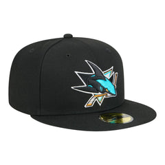 San Jose Sharks - New Era Core 59FIFTY Fitted Hat Black
