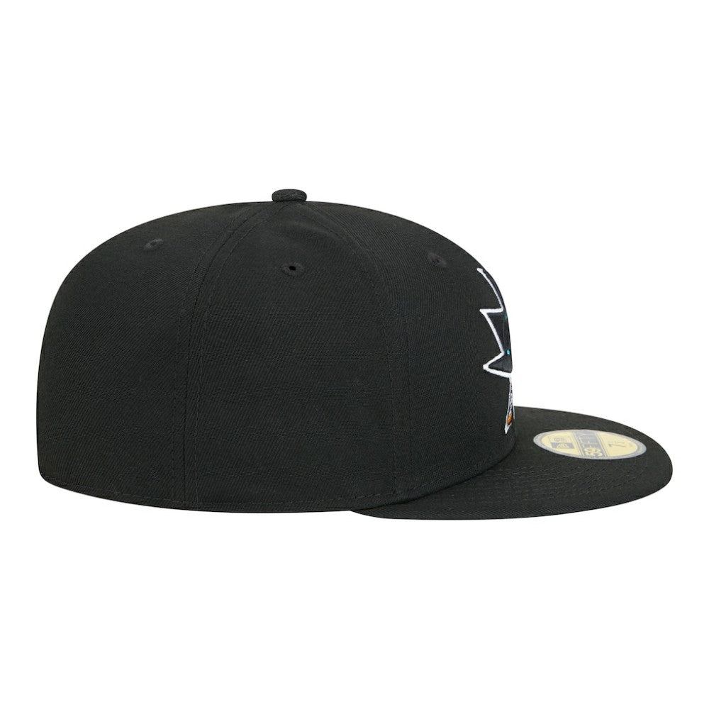 San Jose Sharks - New Era Core 59FIFTY Fitted Hat Black