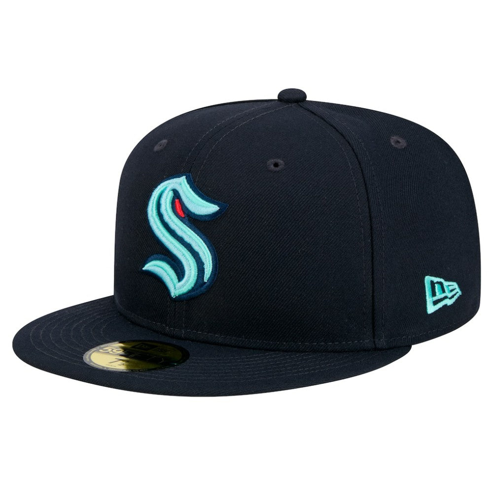 Seattle Kraken New Era Core 59FIFTY Fitted Hat Navy