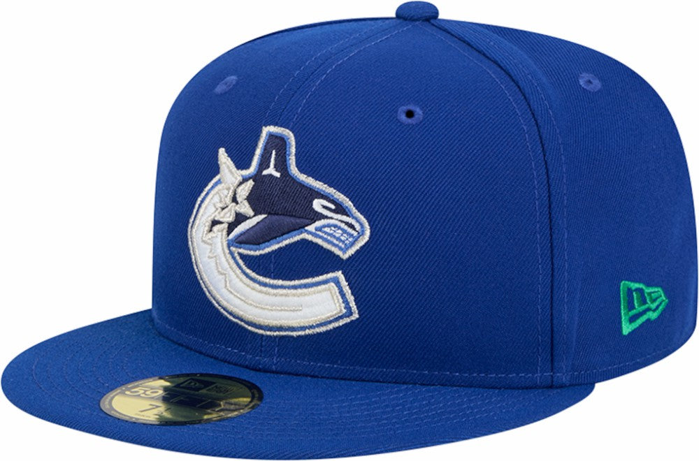 Vancouver Canucks - New Era Core 59FIFTY Fitted Hat Blue