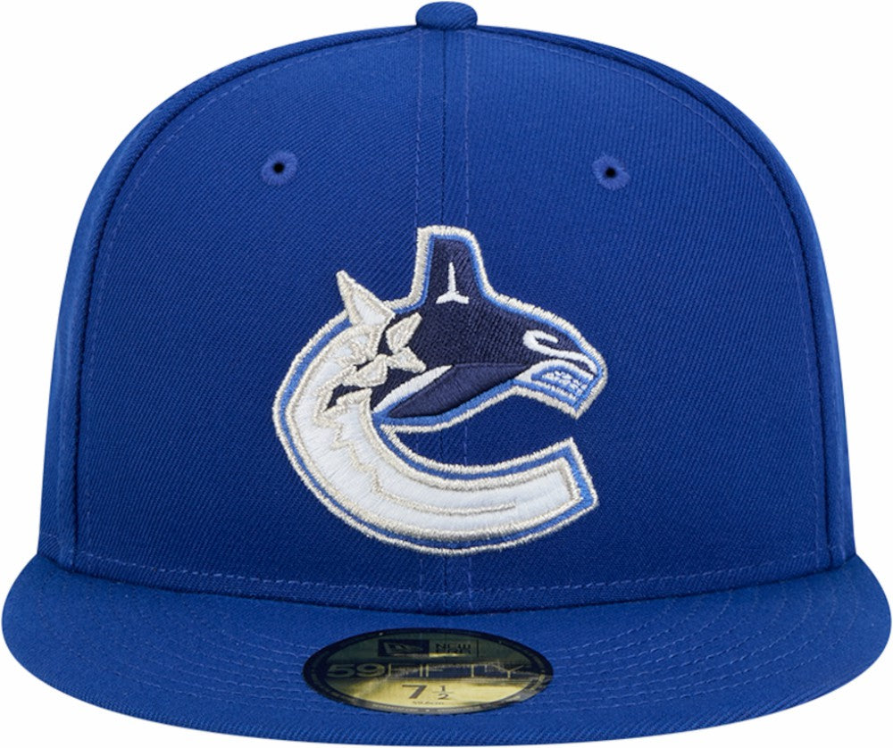 Vancouver Canucks - New Era Core 59FIFTY Fitted Hat Blue