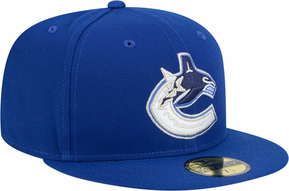 Vancouver Canucks - New Era Core 59FIFTY Fitted Hat Blue