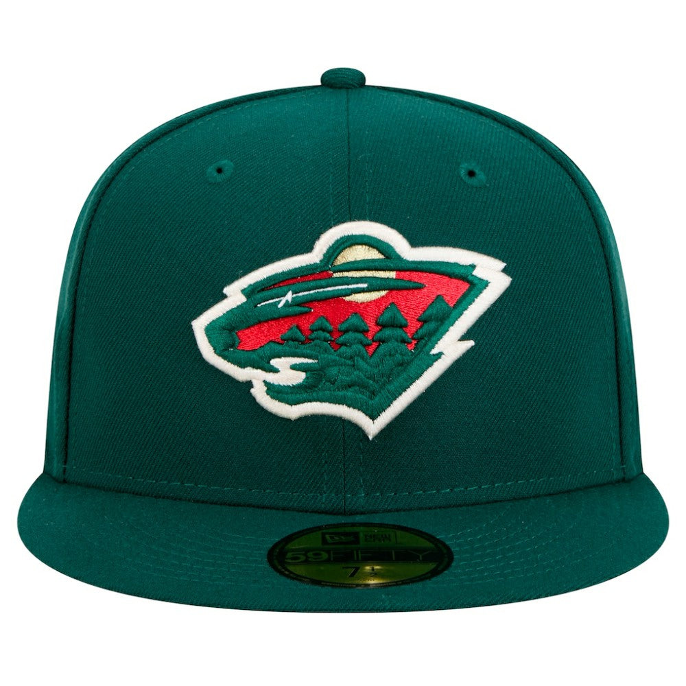 Minnesota Wild - New Era Core 59FIFTY Fitted Hat Green