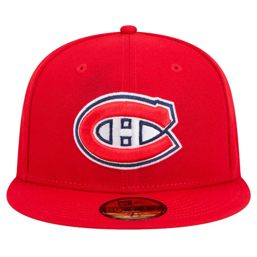 Montreal Canadiens - New Era Core 59FIFTY Fitted Hat Red