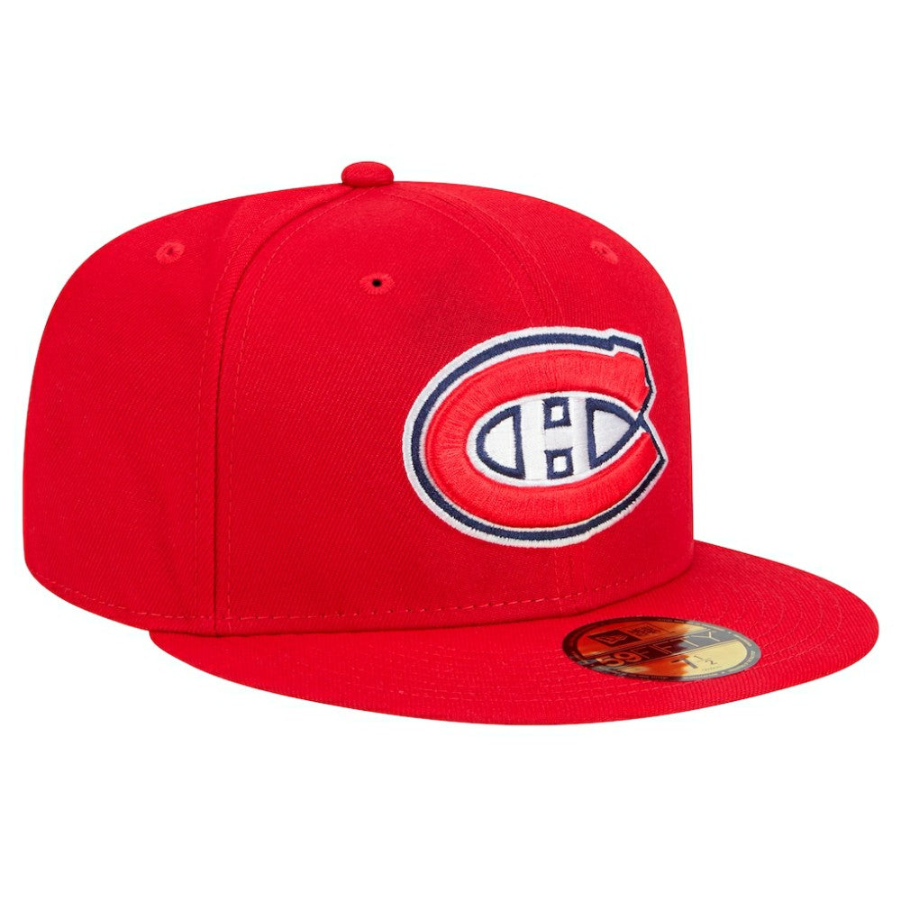 Montreal Canadiens - New Era Core 59FIFTY Fitted Hat Red
