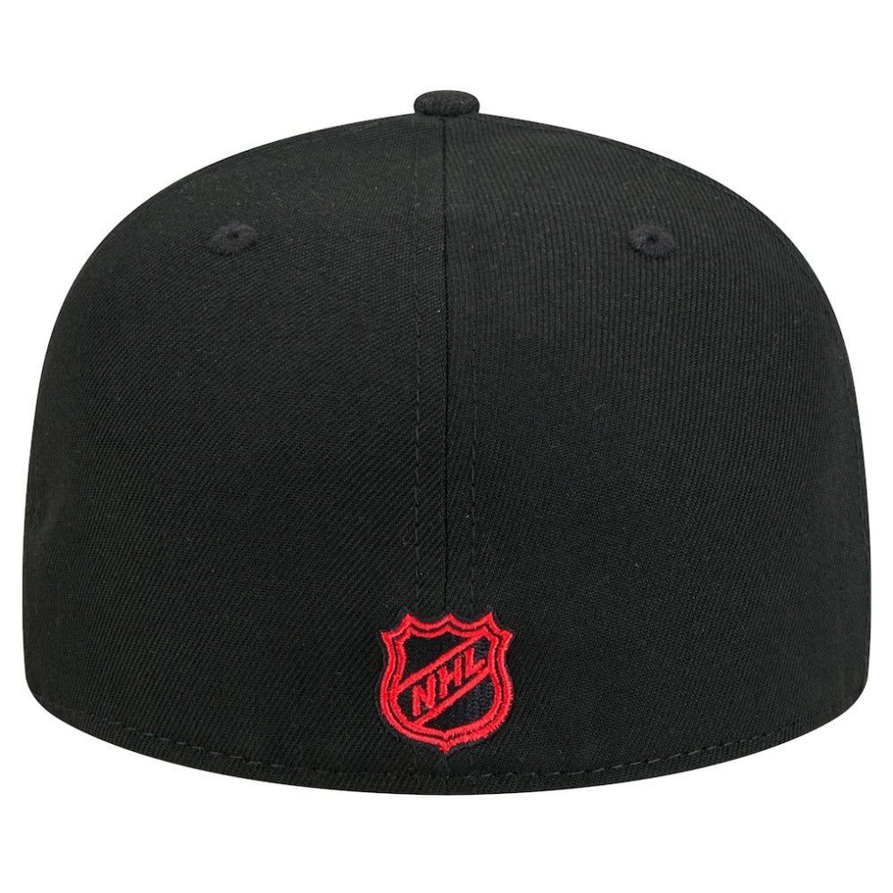 Chicago Blackhawks New Era Core 59FIFTY Fitted Hat Black