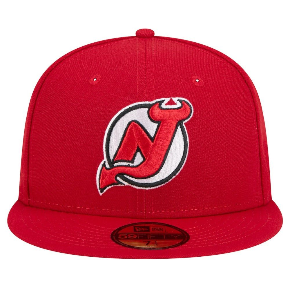 New Jersey Devils - New Era Core 59FIFTY Fitted Hat Red