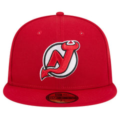 New Jersey Devils - New Era Core 59FIFTY Fitted Hat Red