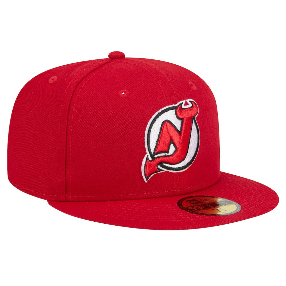 New Jersey Devils - New Era Core 59FIFTY Fitted Hat Red