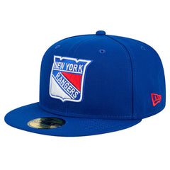 New York Rangers New Era Core 59FIFTY Fitted Hat Blue