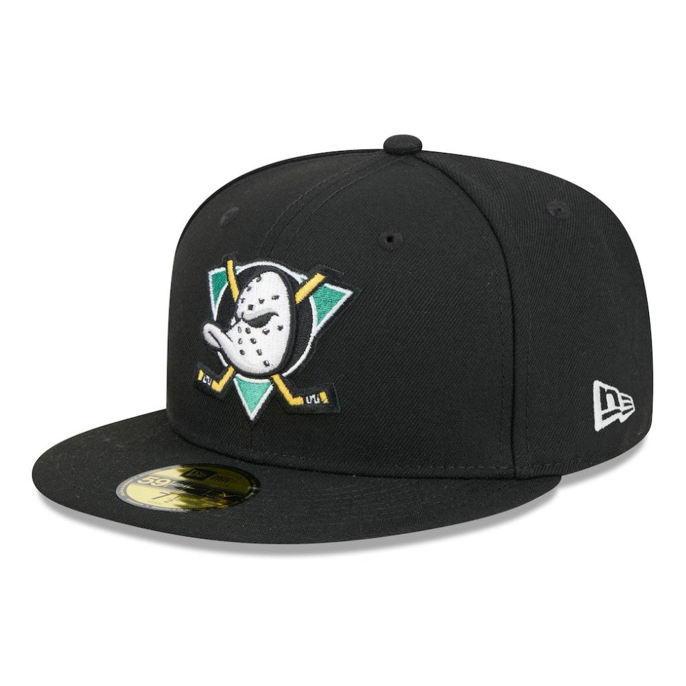 Anaheim Ducks - New Era Core 59FIFTY Fitted Hat Black