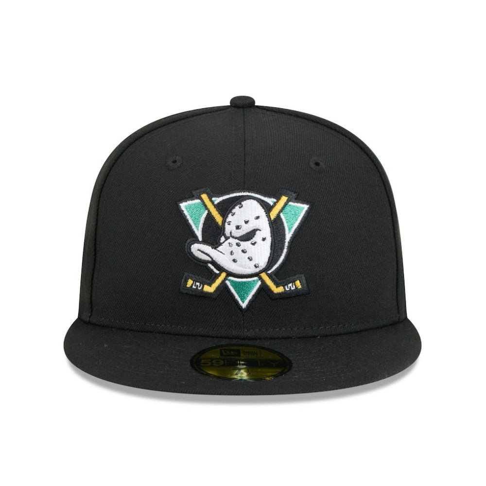 Anaheim Ducks - New Era Core 59FIFTY Fitted Hat Black
