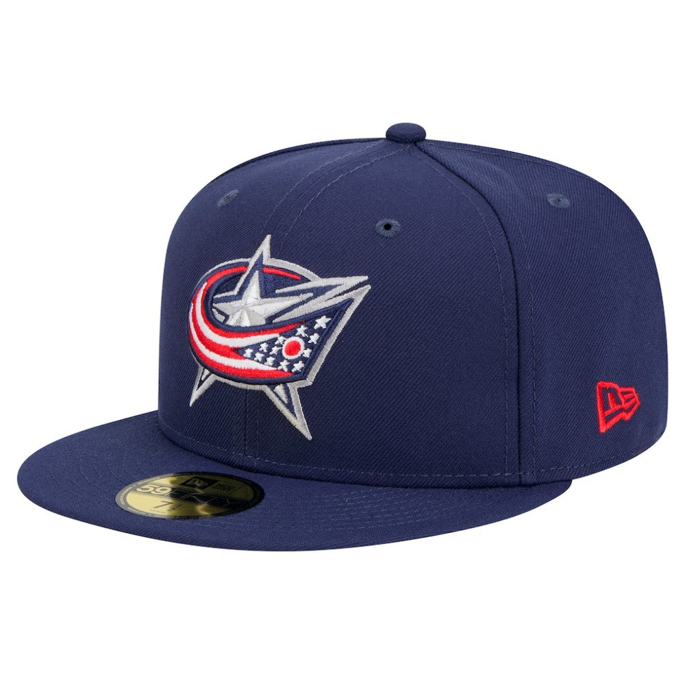 Columbus Blue Jackets - New Era Core 59FIFTY Fitted Hat Navy