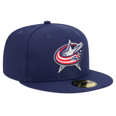 Columbus Blue Jackets - New Era Core 59FIFTY Fitted Hat Navy