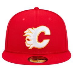 Calgary Flames - New Era Core 59FIFTY Fitted Hat Red