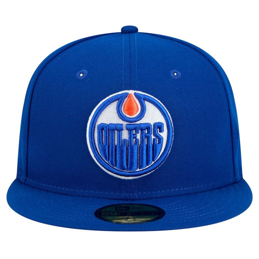 Edmonton Oilers - New Era Core 59FIFTY Fitted Hat Royal
