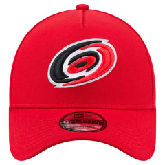 Carolina Hurricanes - New Era Core A-Frame 9FORTY Adjustable Hat Red