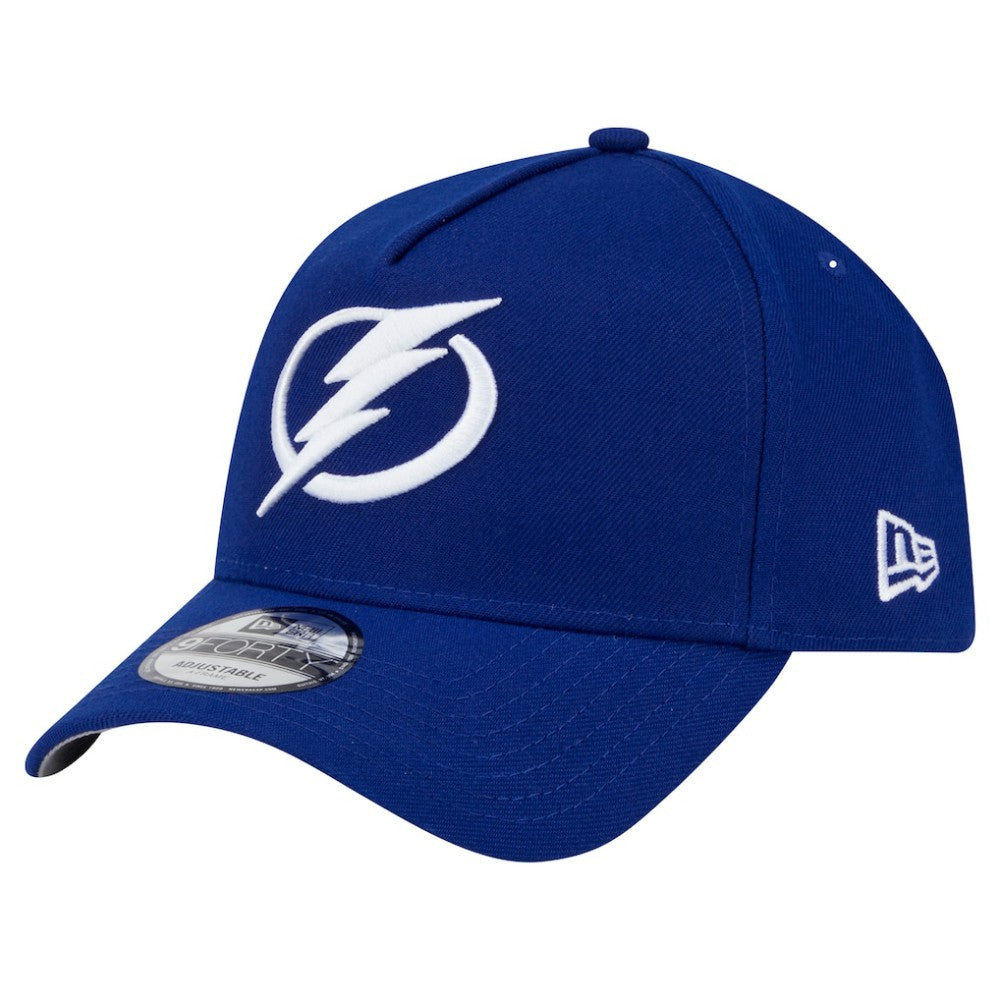 Tampa Bay Lightning - New Era Core A-Frame 9FORTY Adjustable Hat Blue