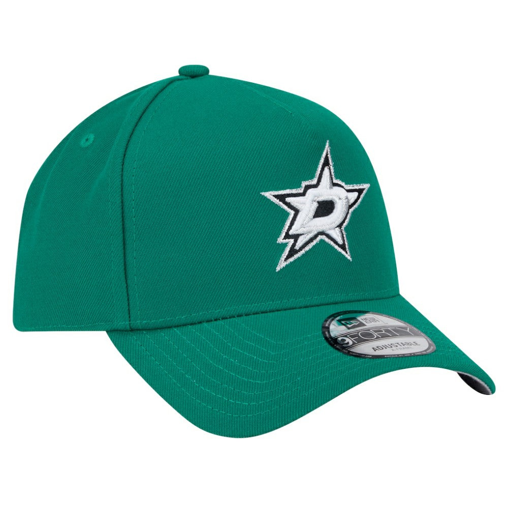 Dallas Stars - New Era Core A-Frame 9FORTY Adjustable Hat Kelly Green