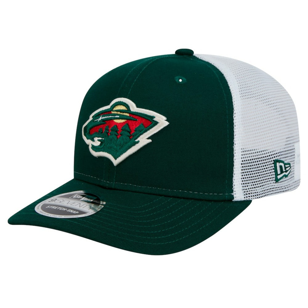Minnesota Wild - New Era Core Trucker 9SEVENTY Stretch-Snap Hat Green