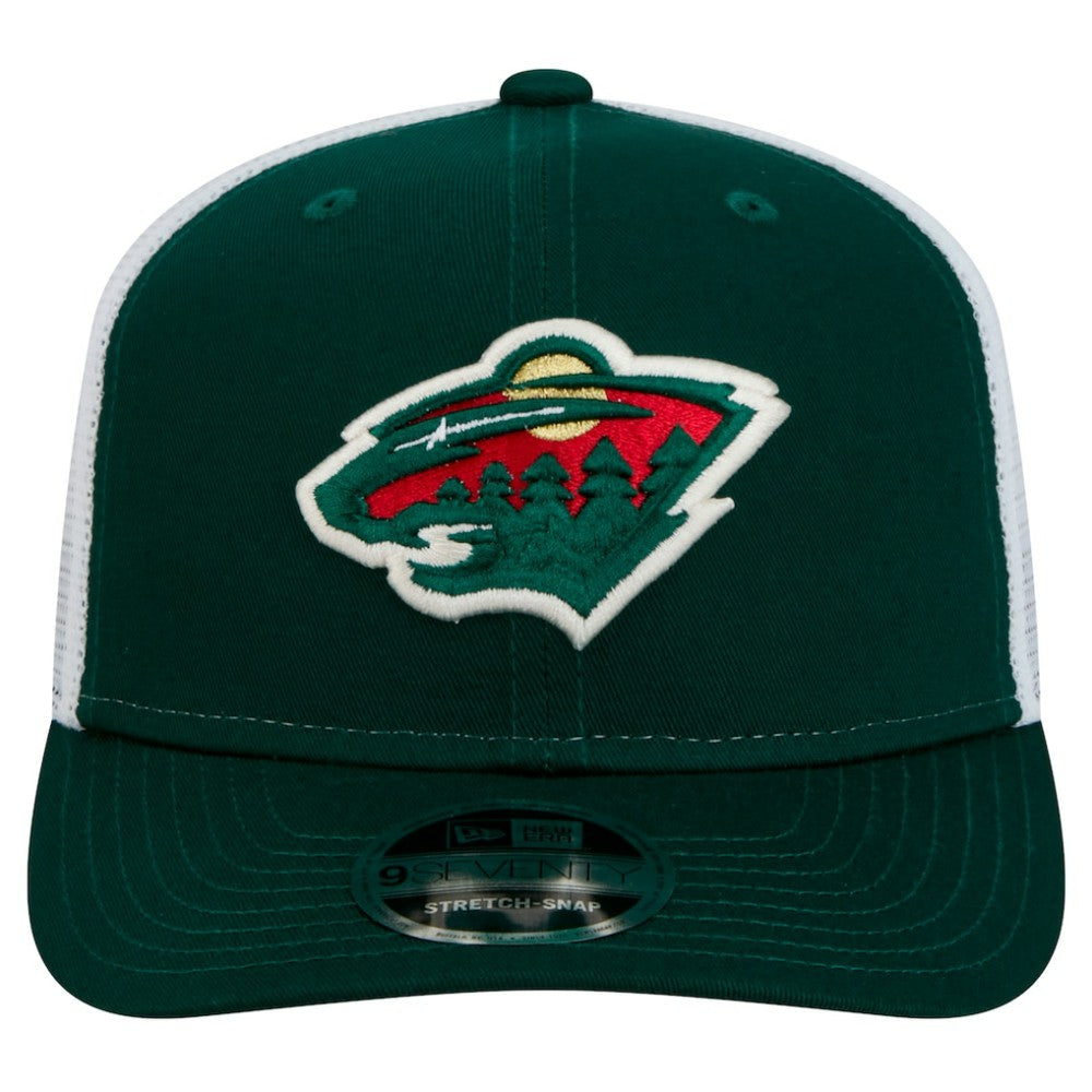 Minnesota Wild - New Era Core Trucker 9SEVENTY Stretch-Snap Hat Green