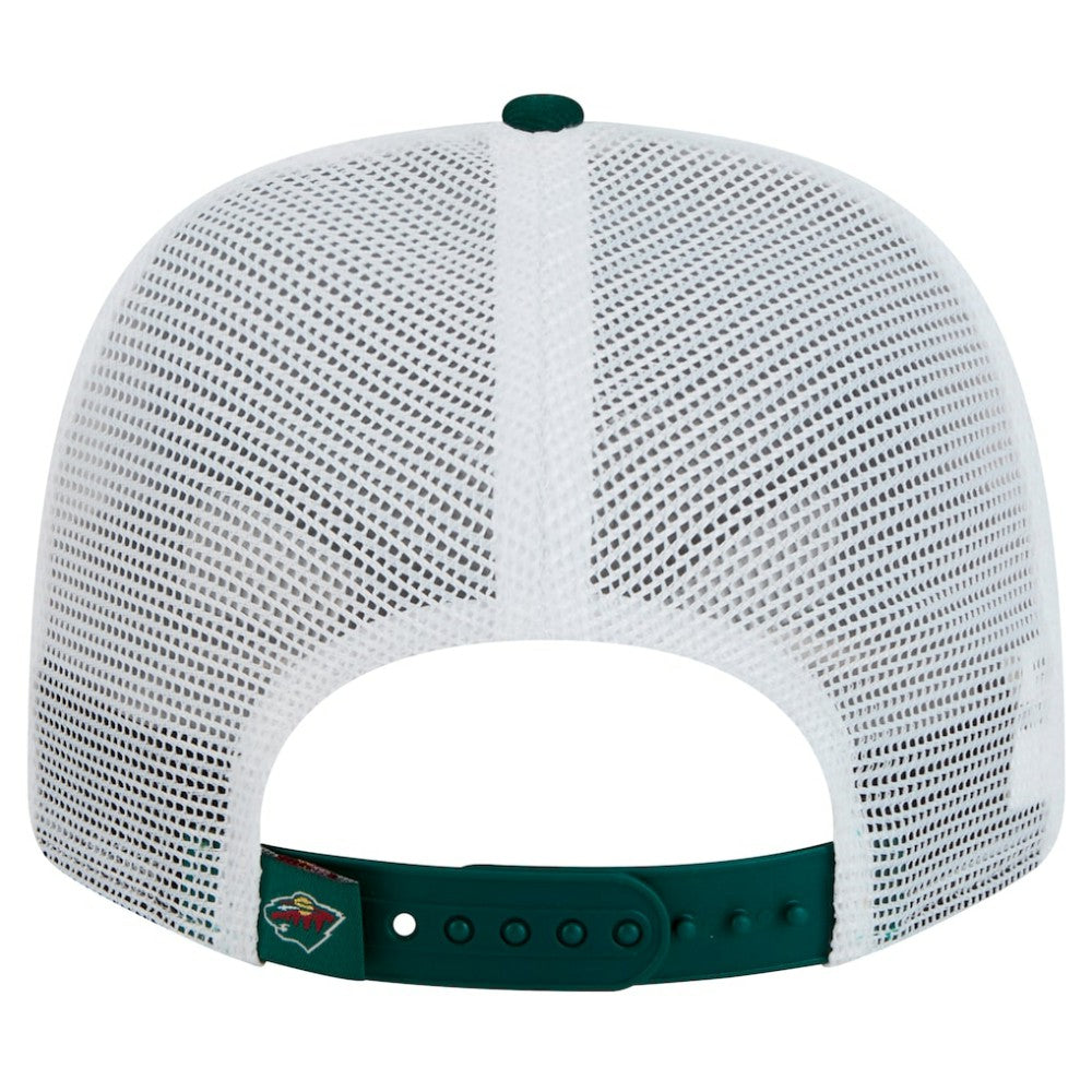Minnesota Wild - New Era Core Trucker 9SEVENTY Stretch-Snap Hat Green