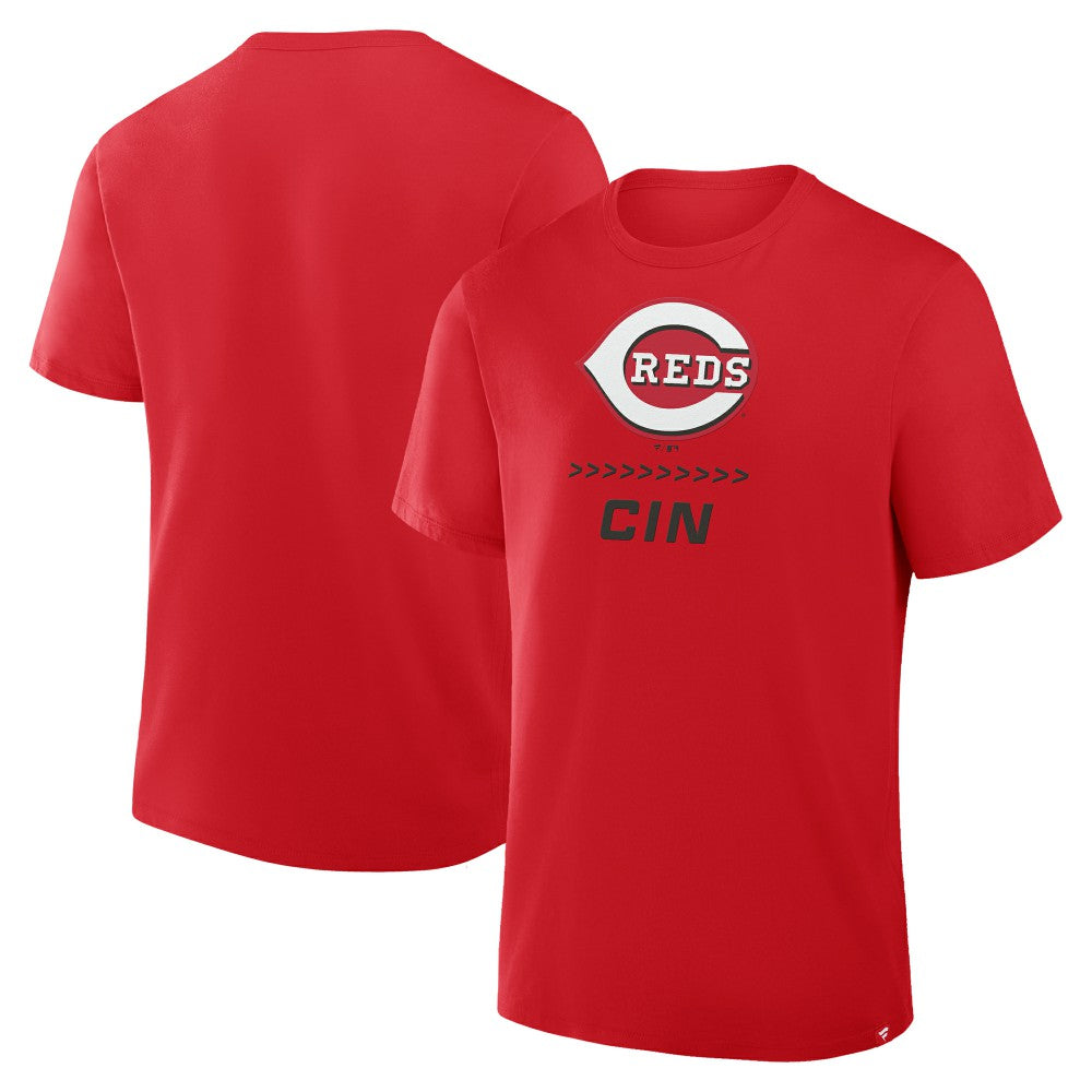 Cincinnati Reds Fanatics Clubhouse Legacy Side Swipe T-Shirt Near Me