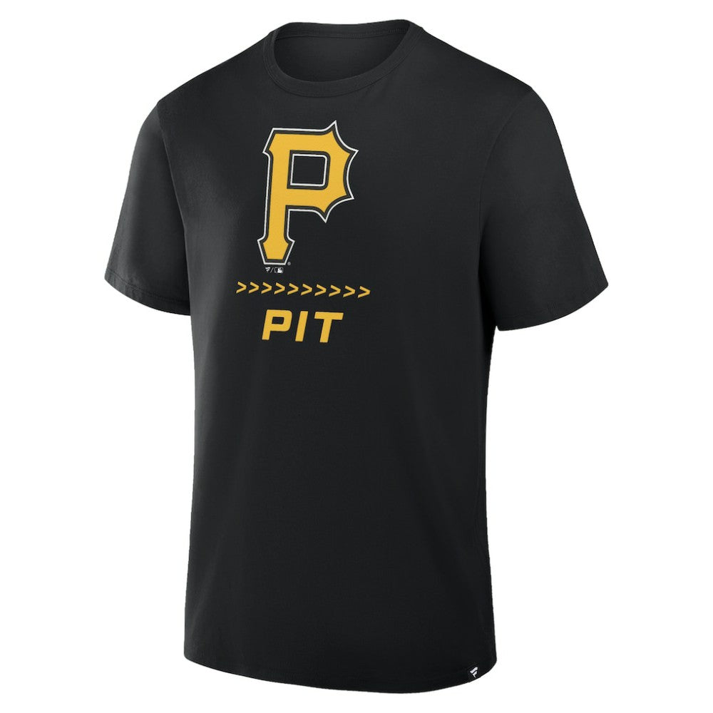 Pittsburgh Pirates Fanatics Clubhouse Legacy Side Swipe T-Shirt Lifestyle