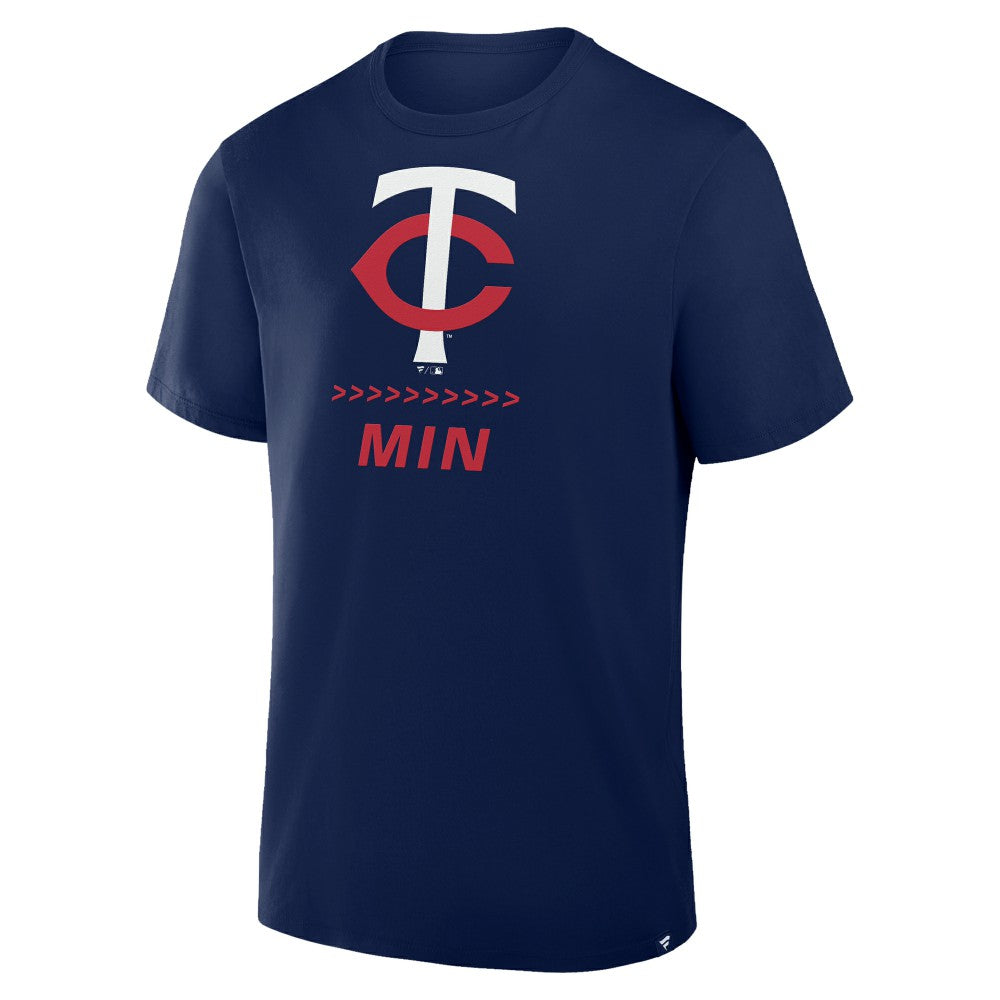 Minnesota Twins Fanatics Clubhouse Legacy Side Swipe T-Shirt discount