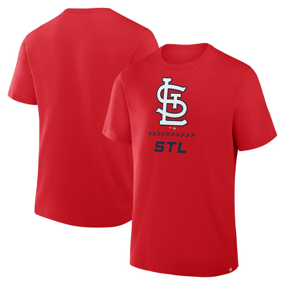 St. Louis Cardinals Fanatics Clubhouse Legacy Side Swipe T-Shirt Online