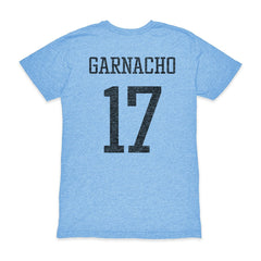 Alejandro Garnacho Argentina National Team 1863FC Player Vintage Tri-Blend T-Shirts - Light Blue
