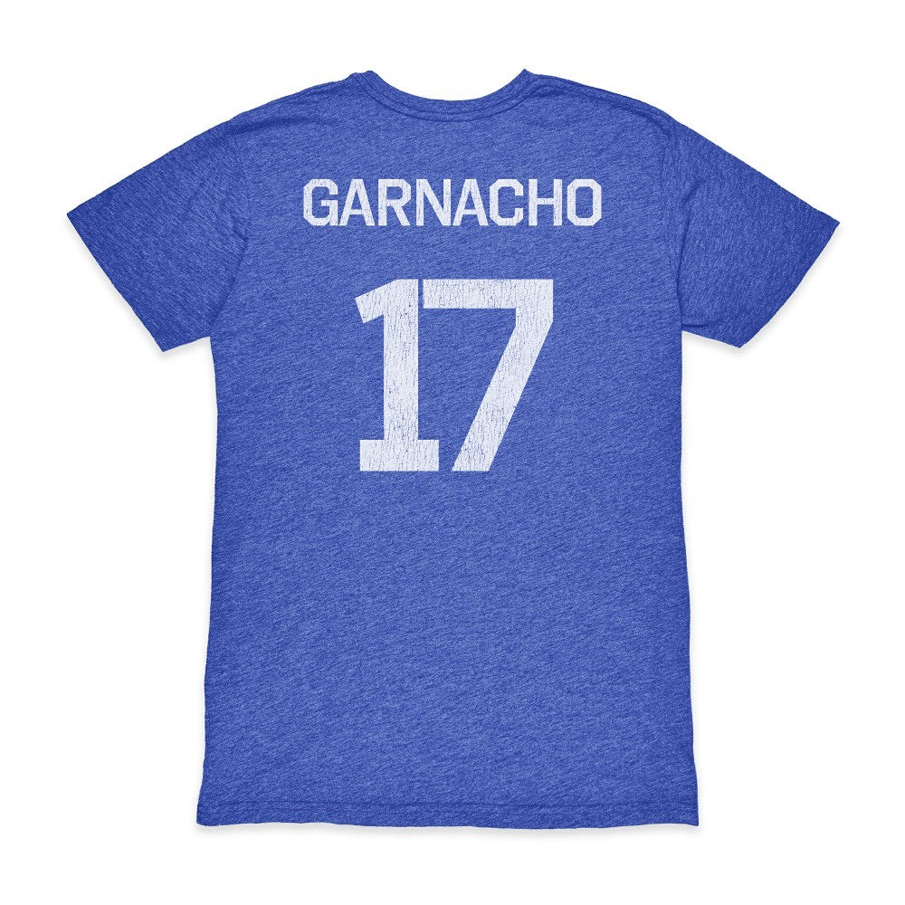 Alejandro Garnacho Argentina National Team 1863FC Player Vintage Tri-Blend T-Shirts - Blue