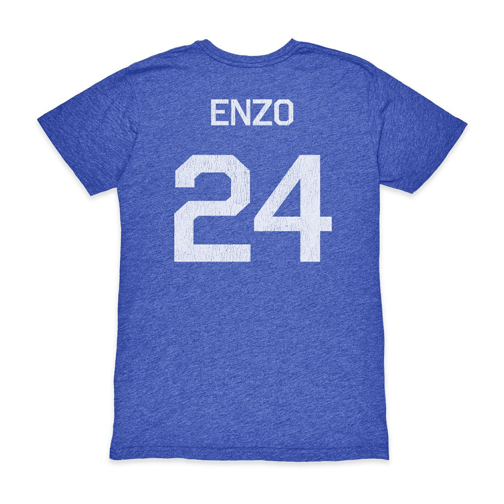 Enzo Fernández Argentina National Team 1863FC Player Vintage Tri-Blend T-Shirts - Blue
