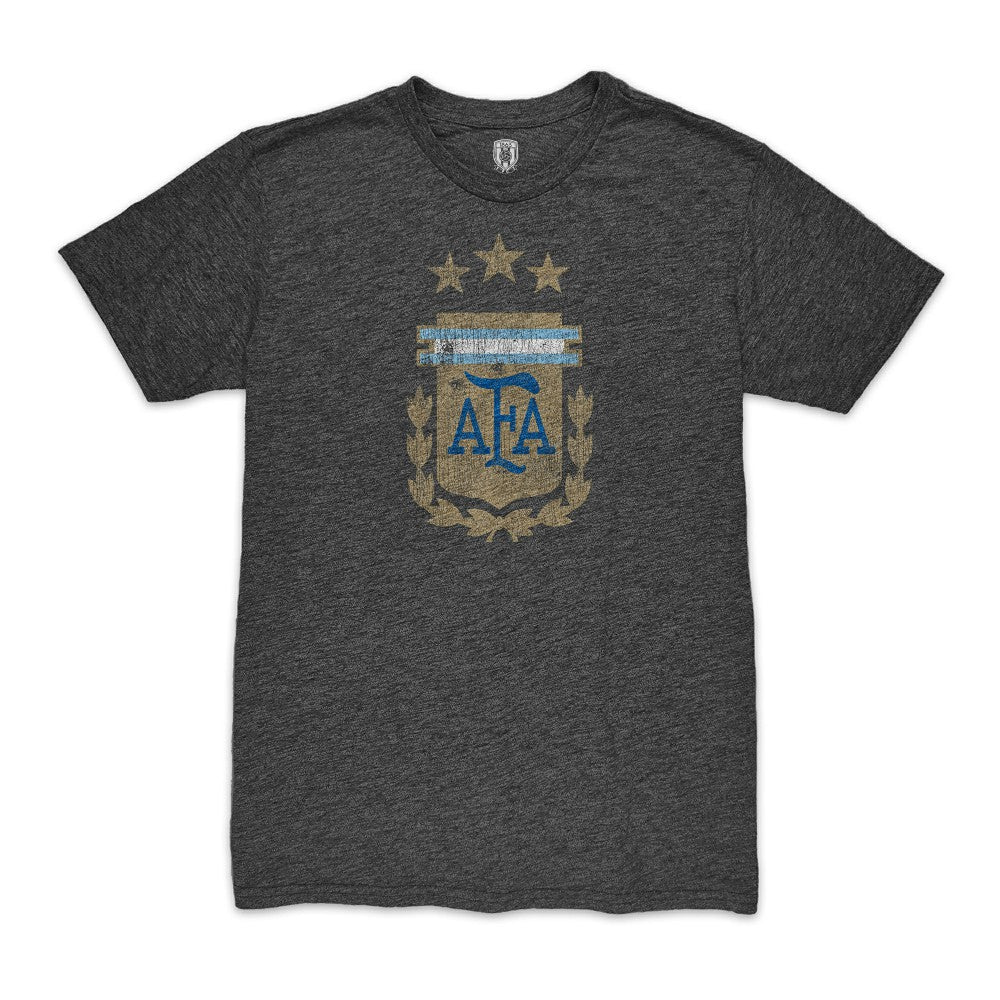 Alejandro Garnacho Argentina National Team 1863FC Player Vintage Tri-Blend T-Shirts - Black