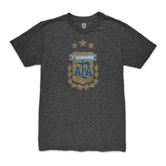 Cristian Romero Argentina National Team 1863FC Player Vintage Tri-Blend T-Shirts - Black