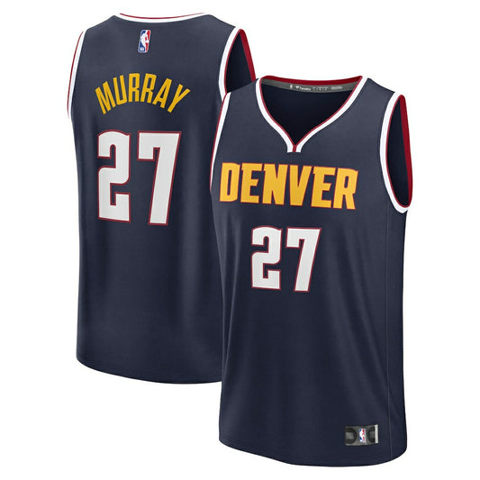 Jamal Murray Denver Nuggets Fast Break Replica Player Jersey sale - Icon Editi- Navy | NBA Jerseys