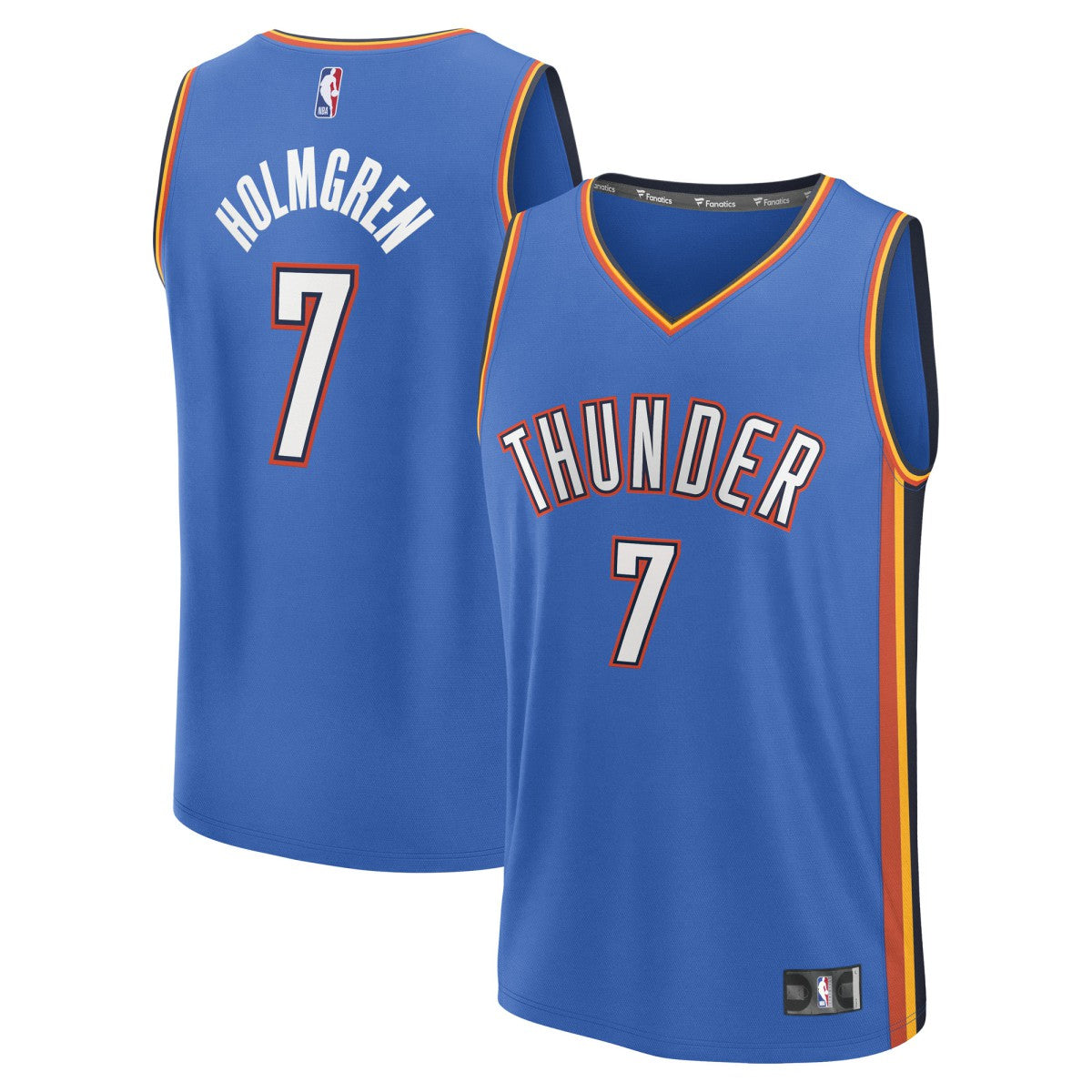 Fanatics - Chet Holmgren Oklahoma City Thunder Fast Break Replica Player Jersey - Icon Edition - Blue