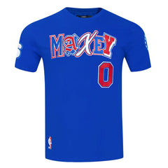 NBA - Tyrese Maxey Philadelphia 76ers Pro Standard City Ransom T-Shirt - Royal