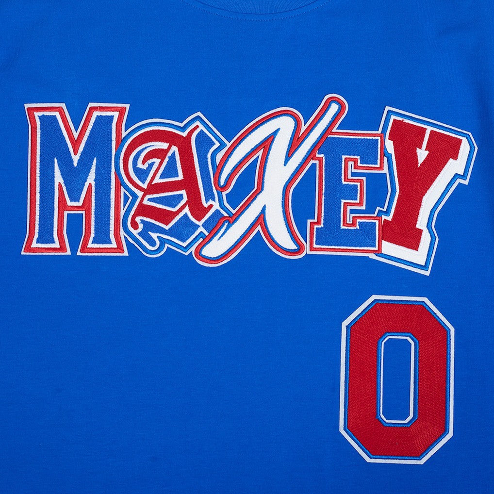 NBA - Tyrese Maxey Philadelphia 76ers Pro Standard City Ransom T-Shirt - Royal