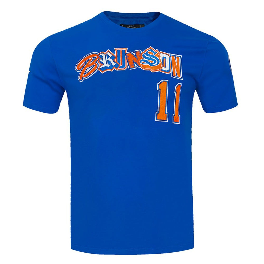 NBA - Jalen Brunson New York Knicks Pro Standard City Ransom T-Shirt - Blue