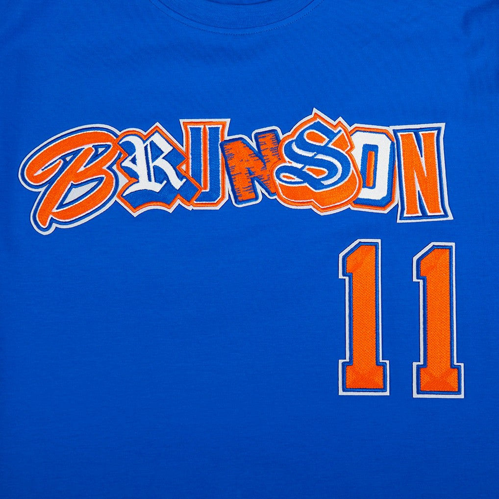 NBA - Jalen Brunson New York Knicks Pro Standard City Ransom T-Shirt - Blue