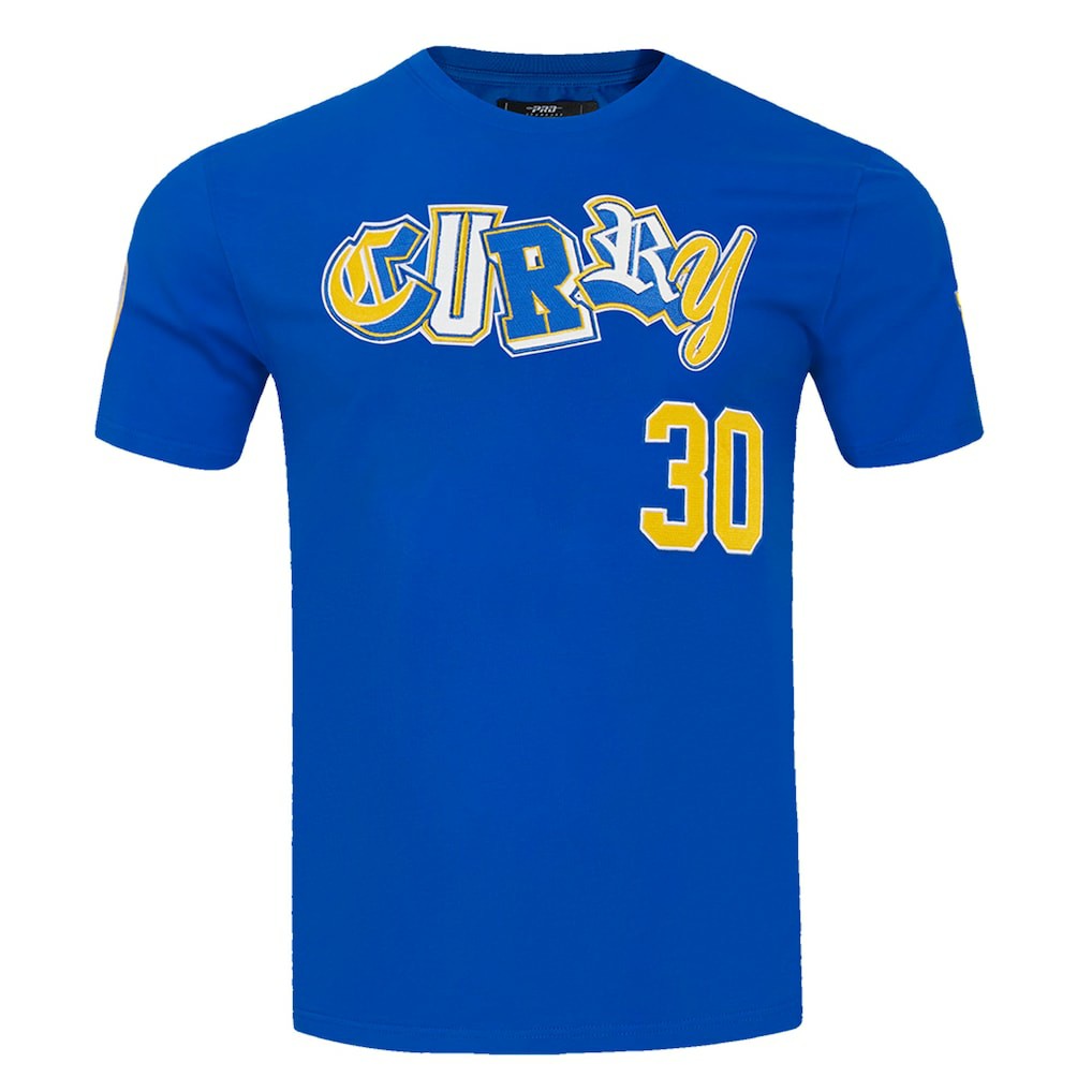 NBA - Stephen Curry Golden State Warriors Pro Standard City Ransom T-Shirt - Royal