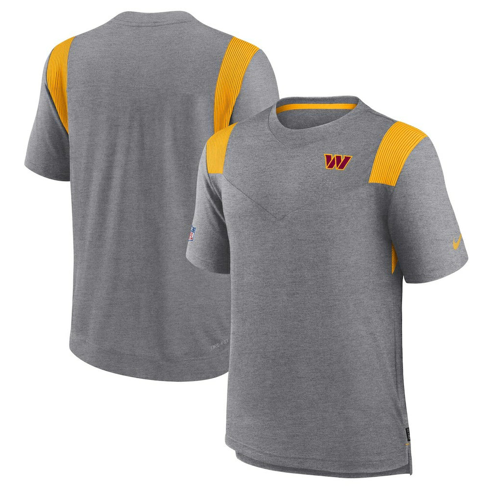 Washington Commanders Sideline Tonal Logo Performance Player T-Shirt Charcoal - Nike