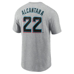 Sandy Alcantara Miami Marlins Nike Fuse Name & Number T-Shirt for sale