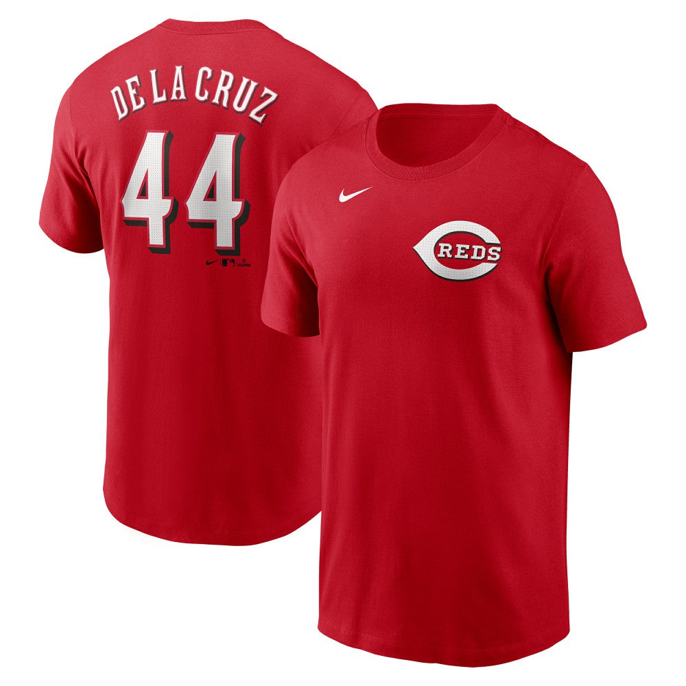 Elly De La Cruz Cincinnati Reds Nike Fuse Name & Number T-Shirt Near Me